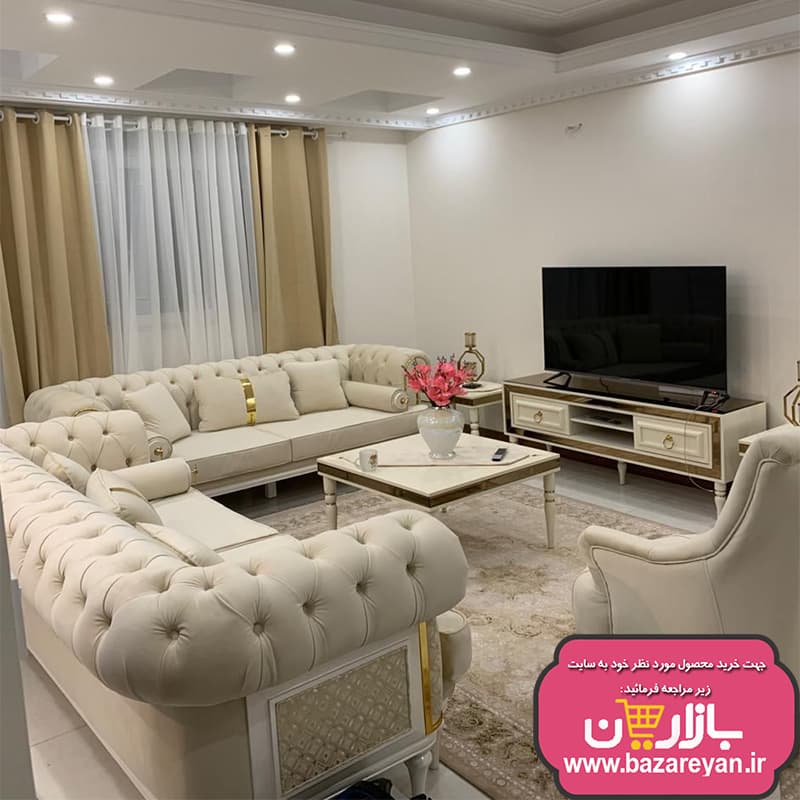 مبل چستر راحتی کلاسیک 8 نفره مدل کاوالی کد 02 ارسال به سراسر کشور — تصویر ۲