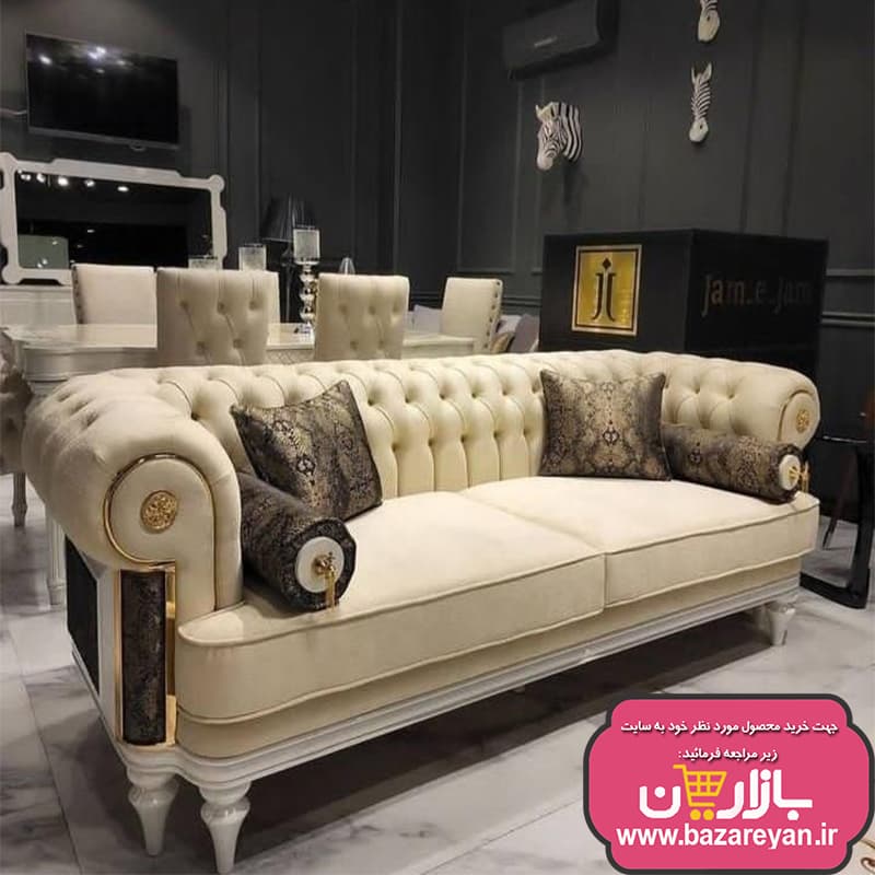 مبل چستر راحتی کلاسیک 8 نفره مدل کاوالی کد 02 ارسال به سراسر کشور — تصویر ۳