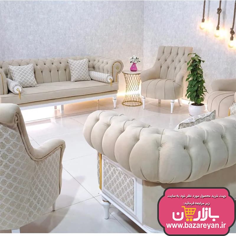 مبل چستر راحتی کلاسیک 8 نفره مدل کاوالی کد 02 ارسال به سراسر کشور — تصویر ۸