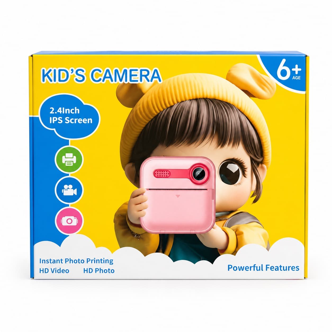 دوربین عکاسی چاپ فوری مدل kids camera — تصویر ۳