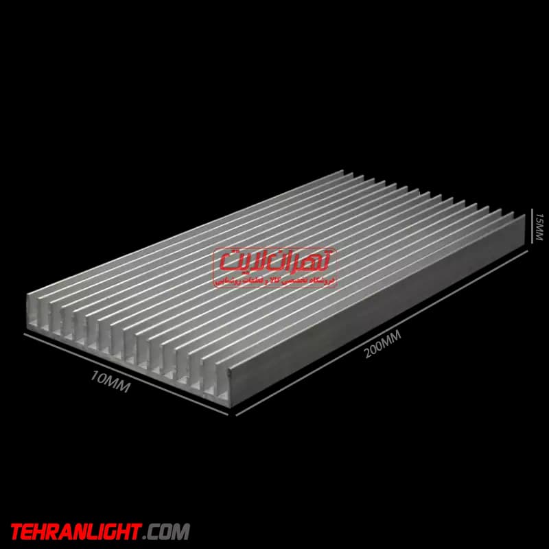 هیت سینک آلومینیومی 100*200*15 میلیمتر