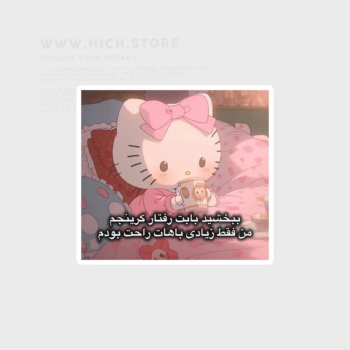 استیکر میم فارسی کیتی