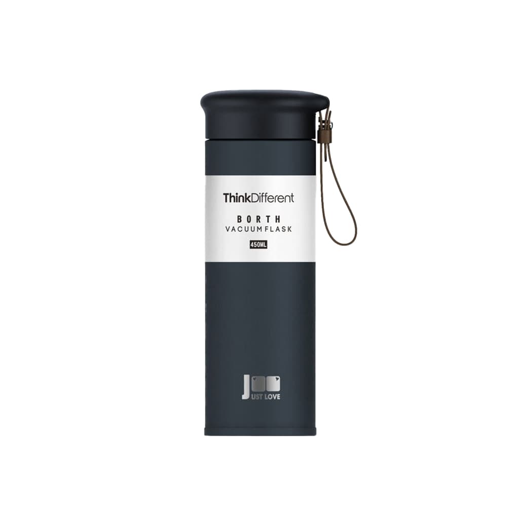 فلاسک دوجداره Just Love بند چرمی مدل J49 ظرفیت 450ml — تصویر ۷