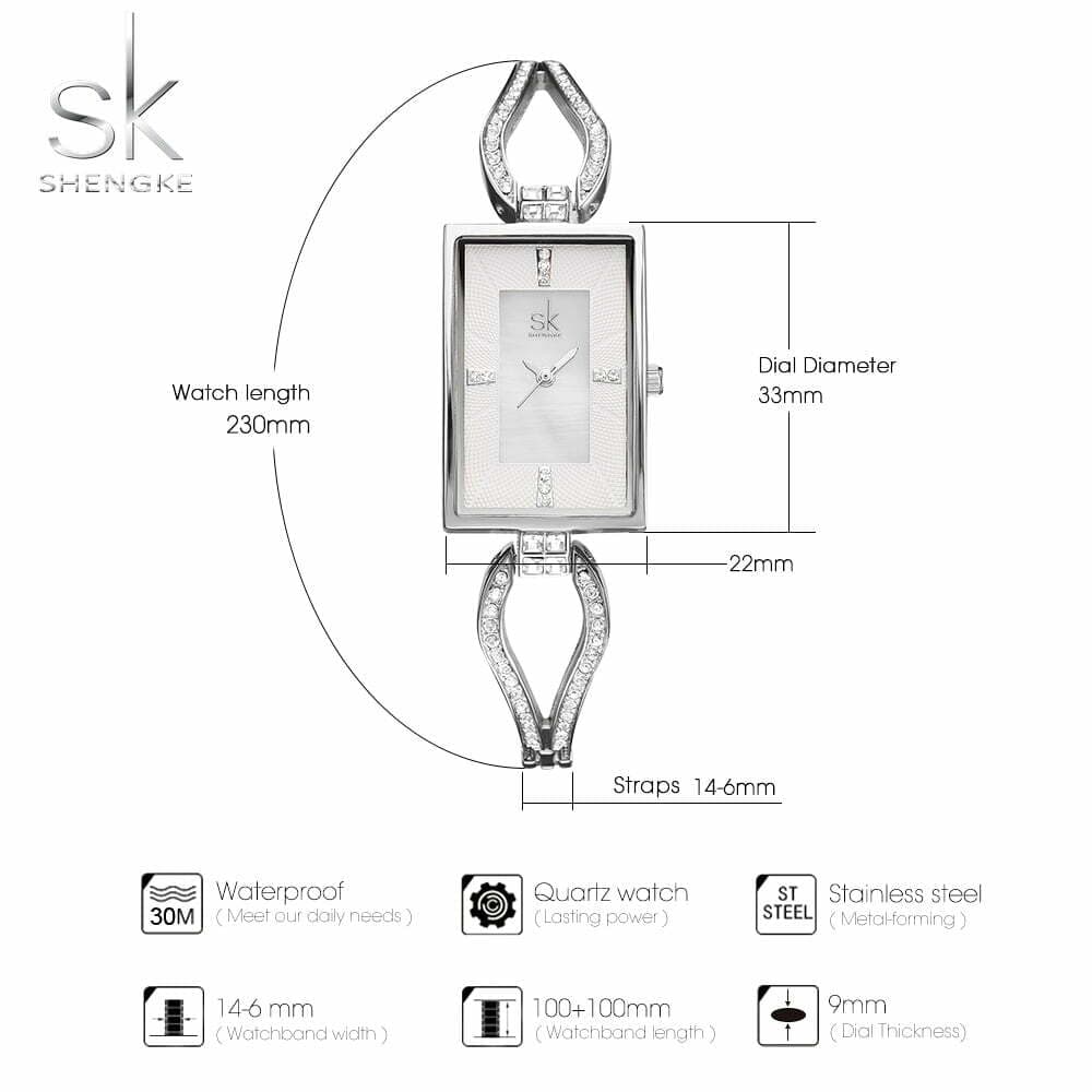 ساعت مچی زنانه اس کا ( SK ) مدل K0021SL — تصویر ۳