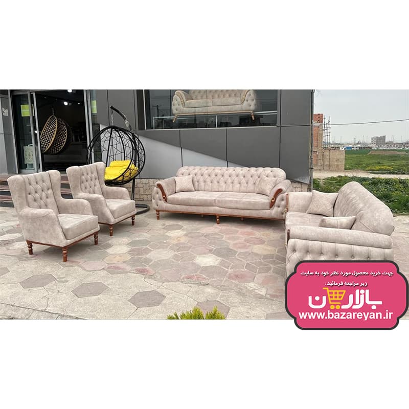 مبل راحتی7 نفره چستر کد105 رنگبندی سفارشی — تصویر ۵