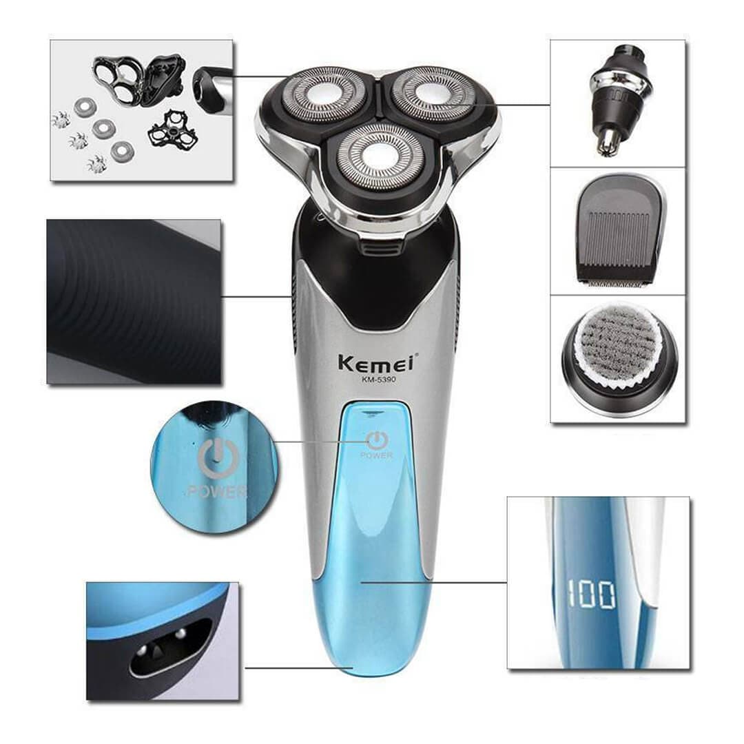 ماشین ریش تراش کیمی مدل KM-5390 — تصویر ۵