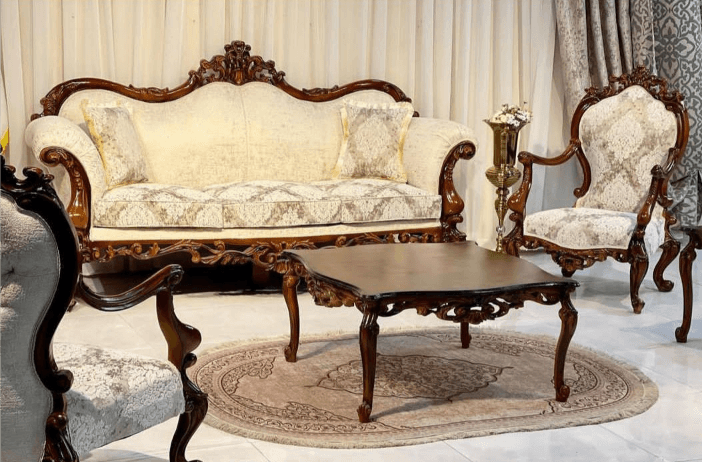 مبل کلاسیک مدل چراغان 9نفره تخفیف ویژه پایان هفته — تصویر ۸