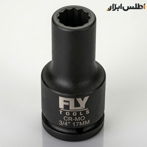 بکس 17 میلی‌متر 12 پر بلند درایو 3/4 اینچ فلای‌تولز 5534017