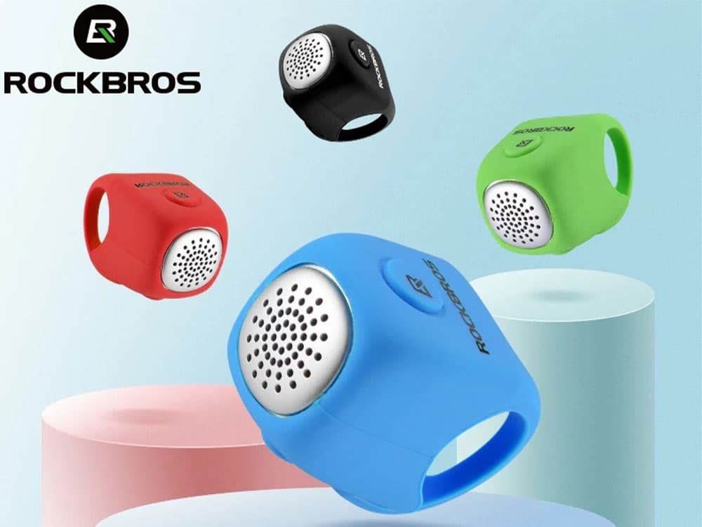 زنگ دوچرخه راک براس مدل ROCKBROS CB1709 آبی — تصویر ۲