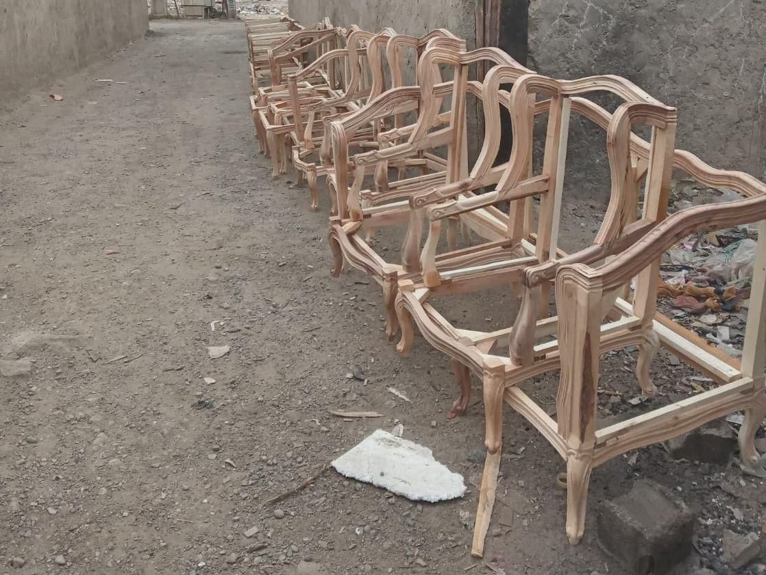 کلاف خام مبل کلاسیک 9نفره مدل فرانسوی — تصویر ۷