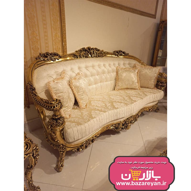 مبل کلاسیک سلطنتی 7 نفره مدل ایتالیایی سوپرراش کد 12، ارسال55 روزکاری به سراسر کشور — تصویر ۶