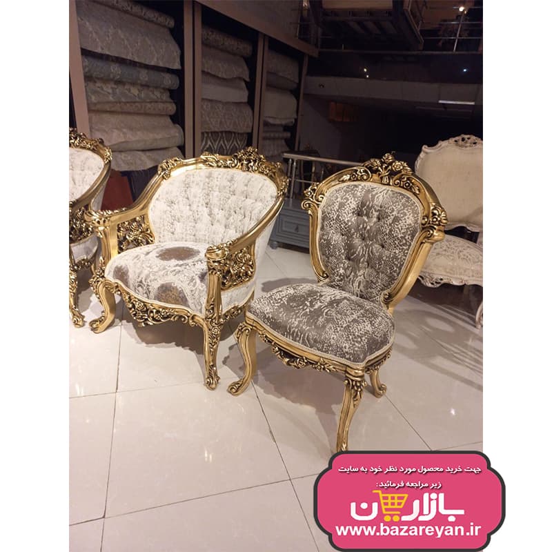 مبل کلاسیک سلطنتی 7 نفره مدل ایتالیایی سوپرراش کد 12، ارسال55 روزکاری به سراسر کشور — تصویر ۷