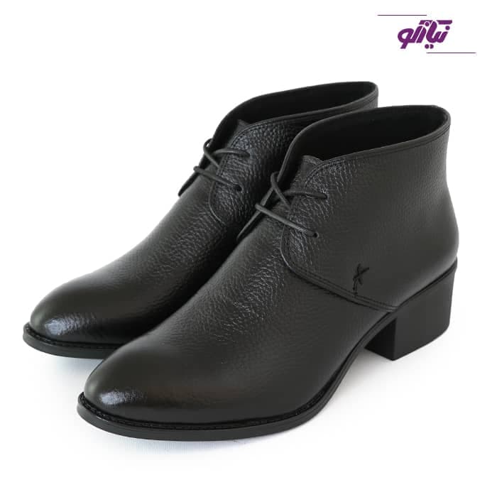 نیم بوت زنانه چرمی سلنا کد B170 — تصویر ۷