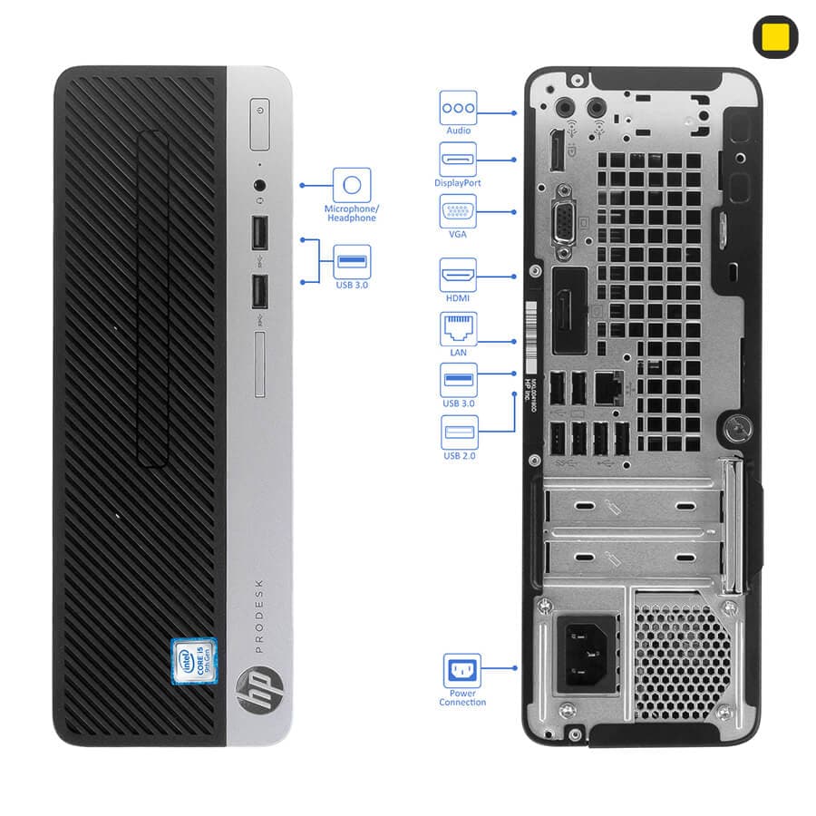 کیس اچ پی پرو دسک HP ProDesk 400 G6 SFF PC — تصویر ۴
