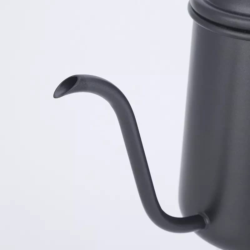 کتل قهوه مشکی دسته چوبی Drip مدل W903 ظرفیت 650ml — تصویر ۲