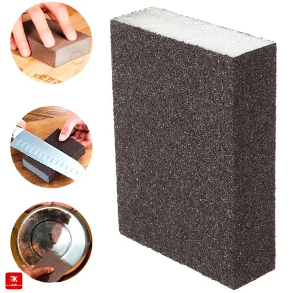 سنباده اسفنجی زبر اسمیردکس مدل ذوزنقه ای 4*4 — تصویر ۵