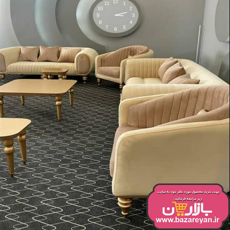 ست مبل 7 نفره و نهارخوری 4 نفره مدل دیانا رنگبندی به سلیقه مشتری با تخفیف ویژه — تصویر ۷