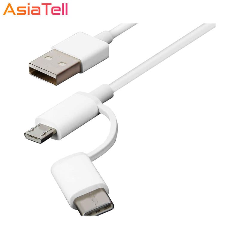 کابل تبدیل USB Type-A به Micro USB/USB Type-C شیائومی مدل SJX01ZM — تصویر ۴