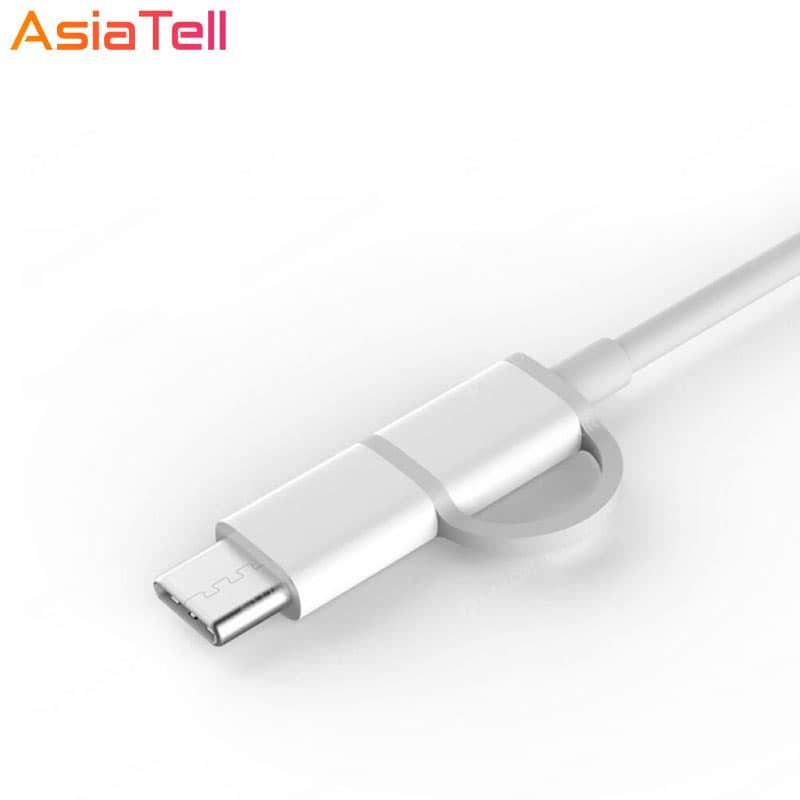 کابل تبدیل USB Type-A به Micro USB/USB Type-C شیائومی مدل SJX01ZM — تصویر ۲