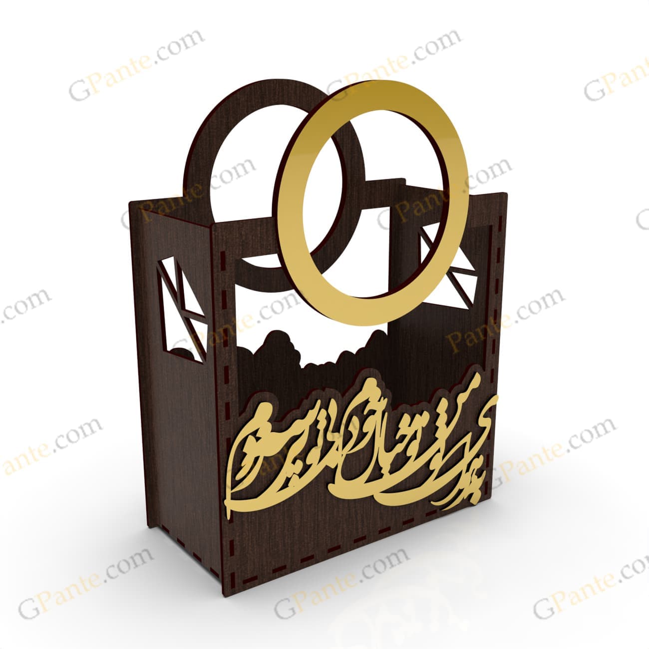 طرح لیزر باکس گل و هدیه آرشا — تصویر ۲