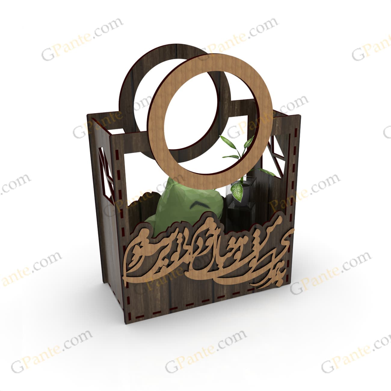 طرح لیزر باکس گل و هدیه آرشا — تصویر ۴