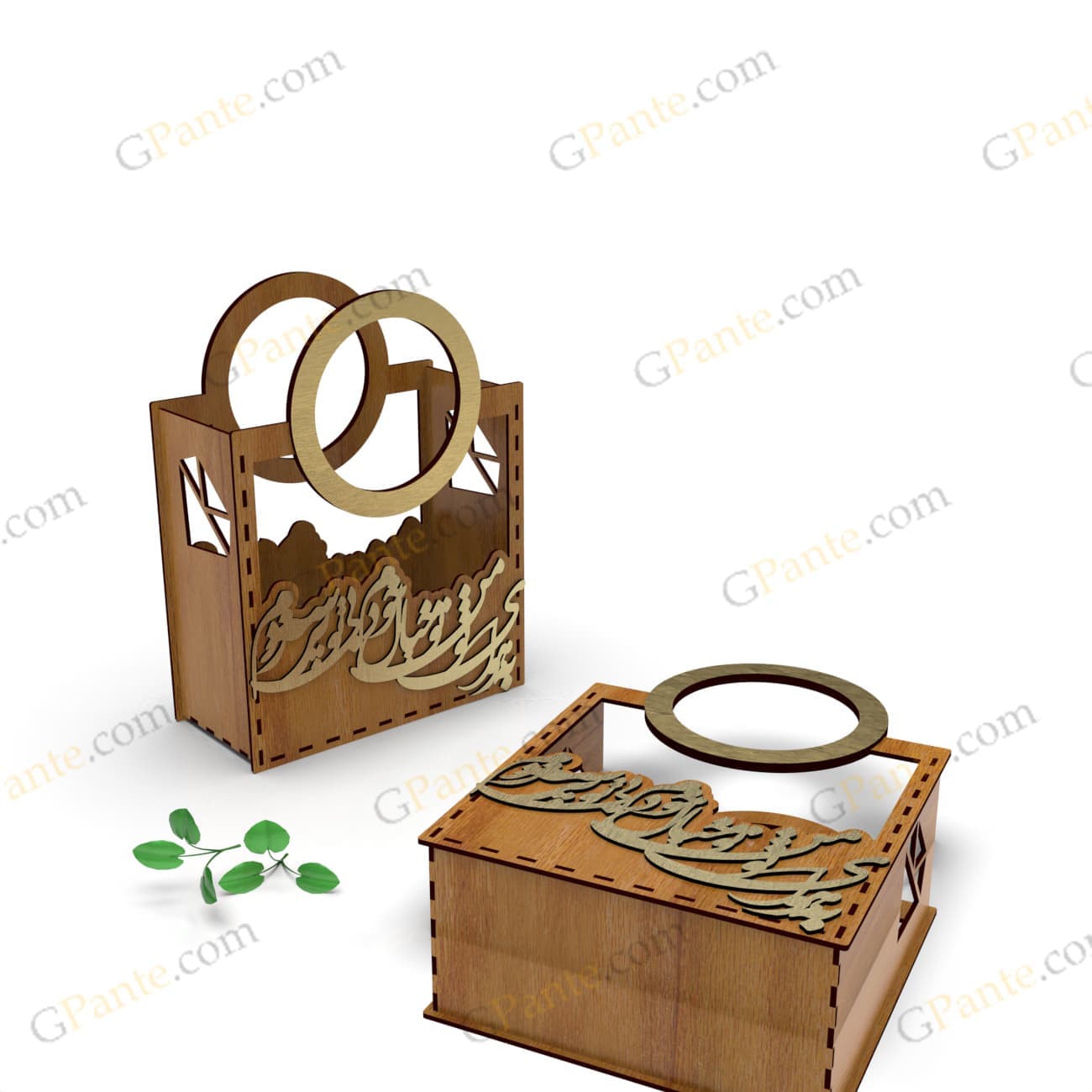 طرح لیزر باکس گل و هدیه آرشا — تصویر ۳