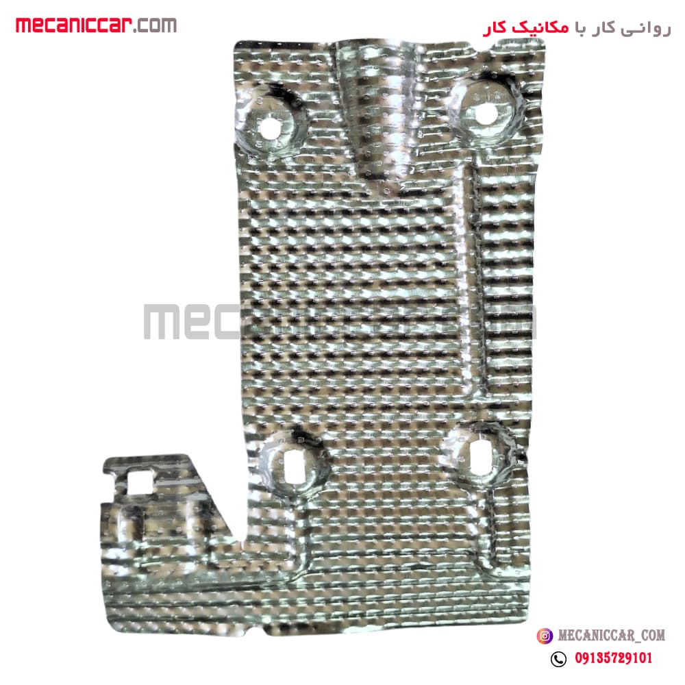 عایق حرارتی الومینیومی روی منیفولد دود پژو 405 و پارس و سمند ایساکو — تصویر ۳