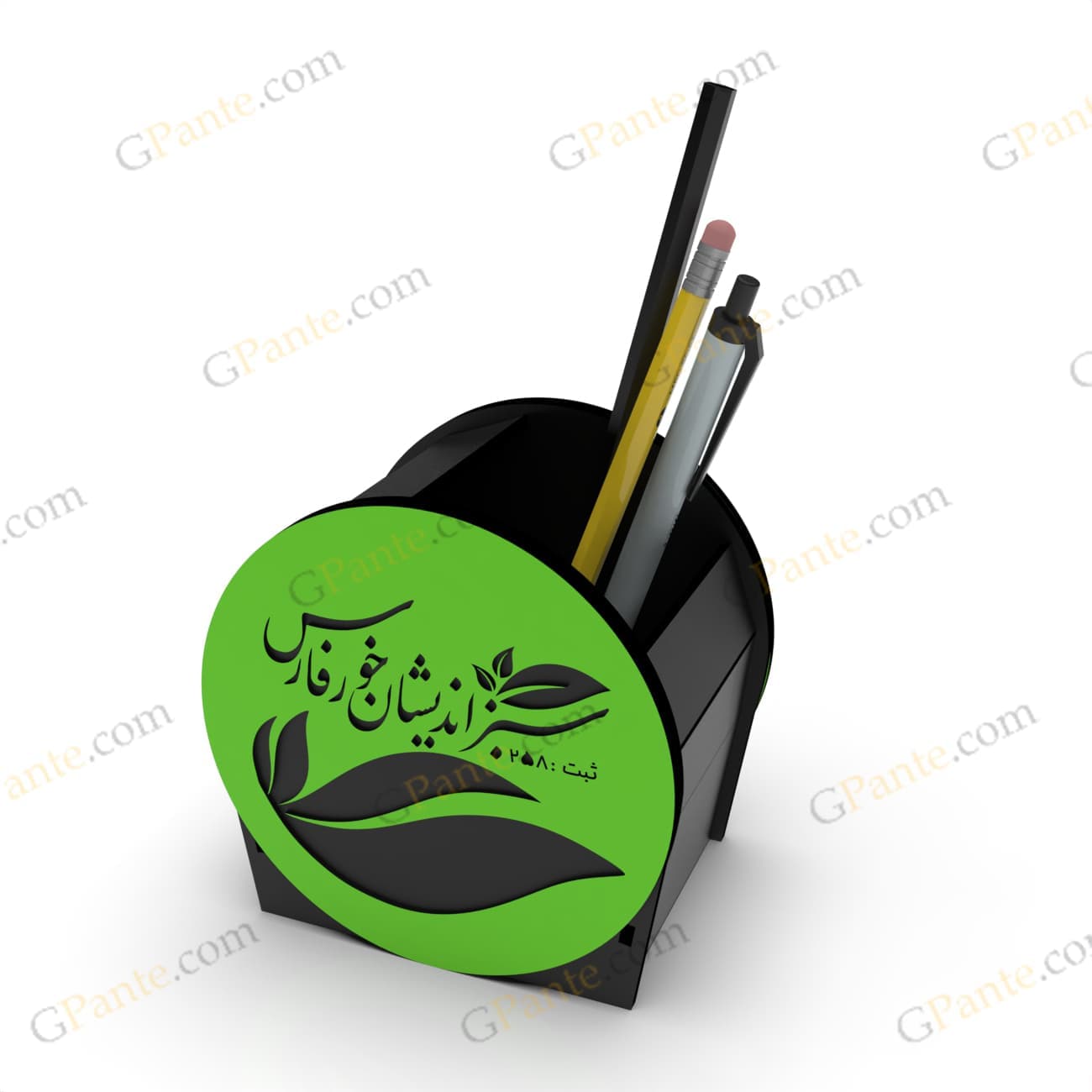 طرح برش لیزر جامدادی کارن — تصویر ۲
