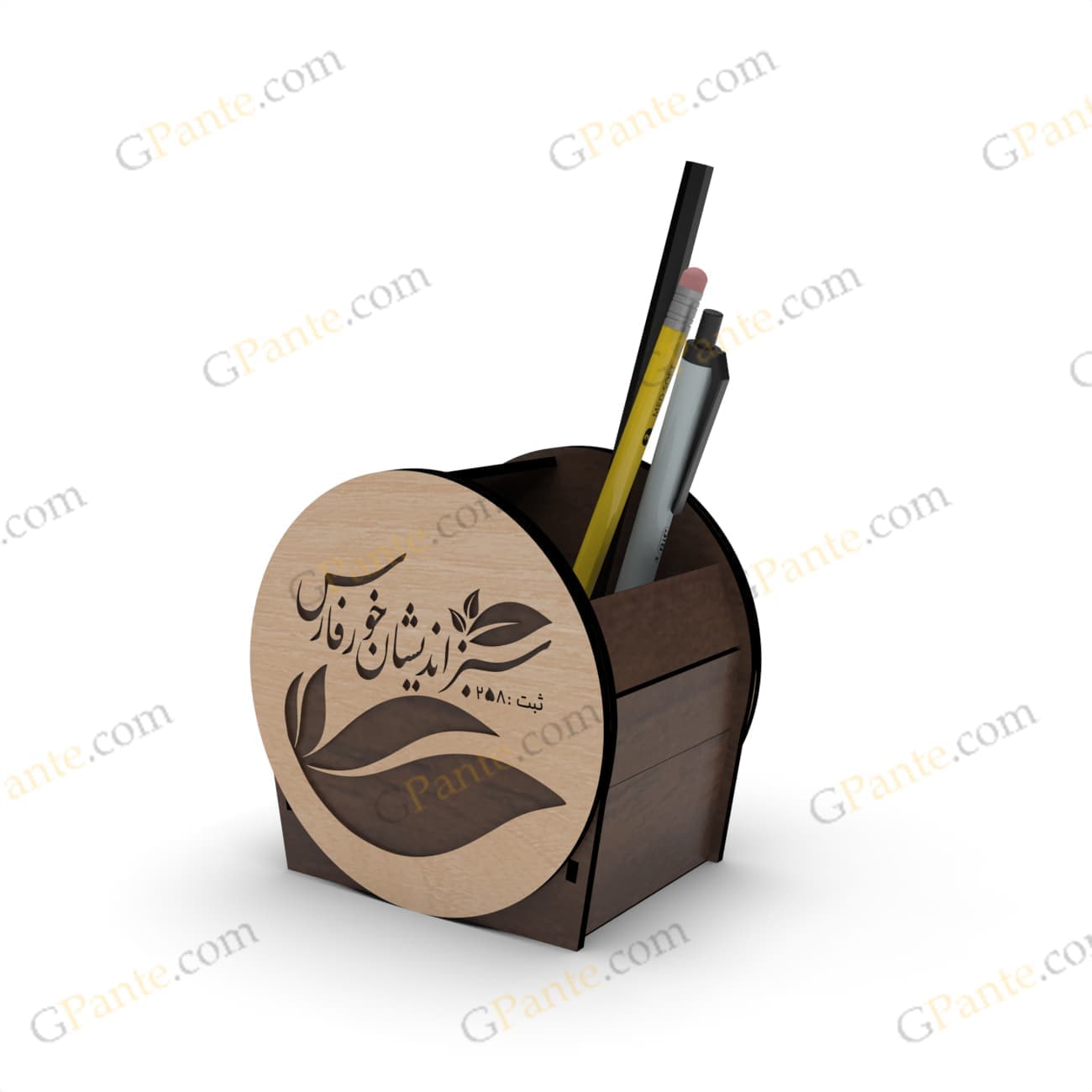 طرح برش لیزر جامدادی کارن