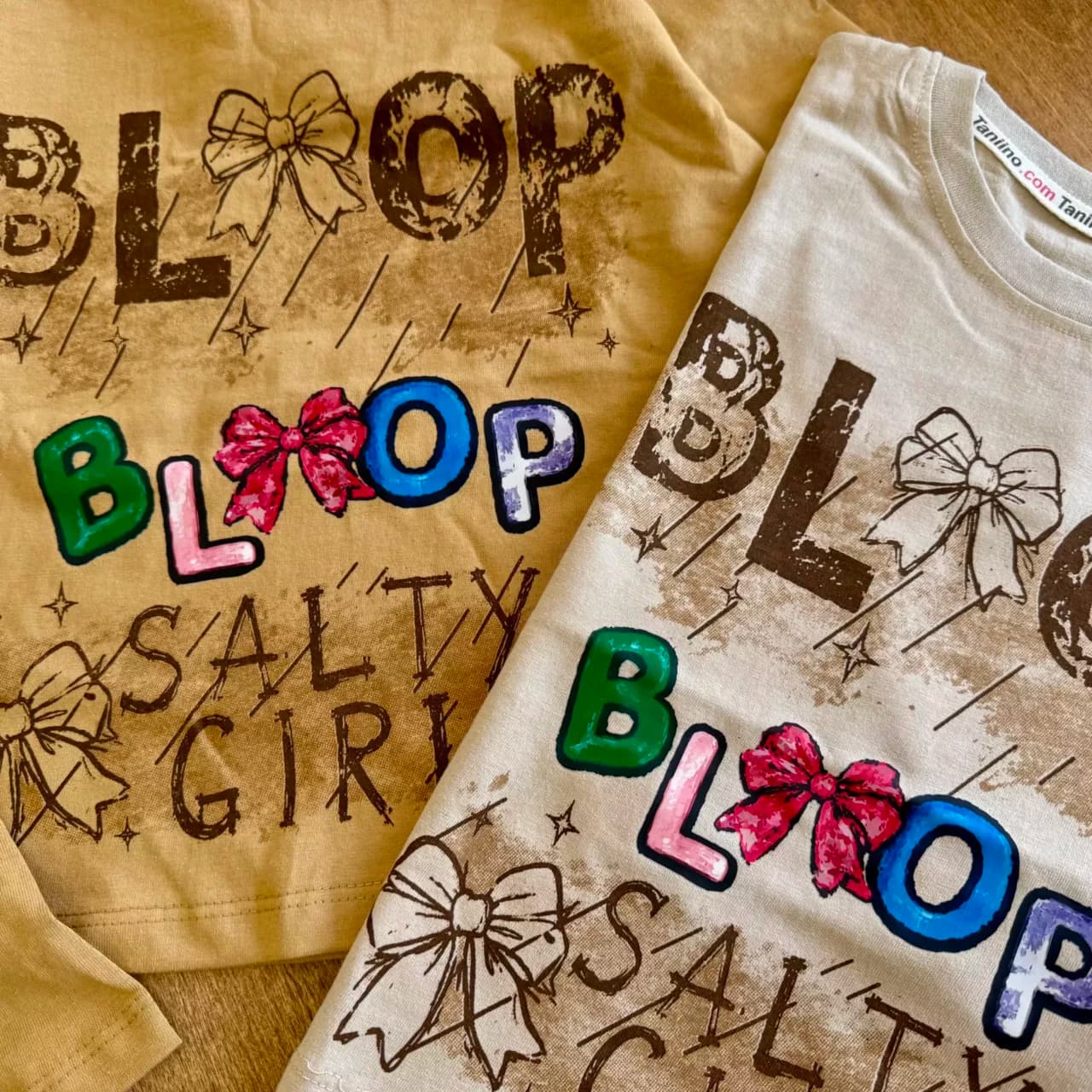 تیشرت شلوارک پاپیون Bloop سایز 45،50 کد 6651 — تصویر ۲