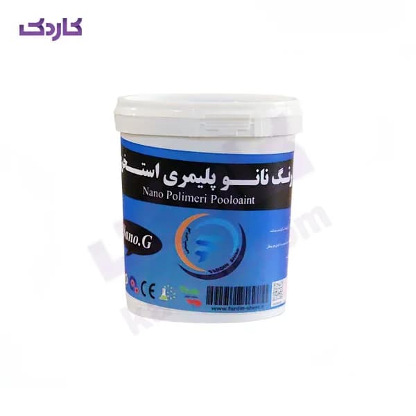 رنگ استخری آبی نانوجی حجم 1 لیتر