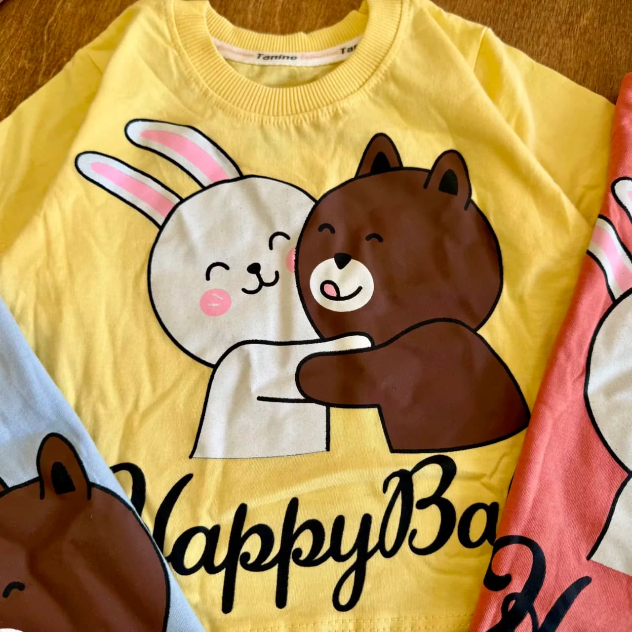 تیشرت شلوارک خرس و خرگوش HAPPY BABY کد 6645 — تصویر ۲