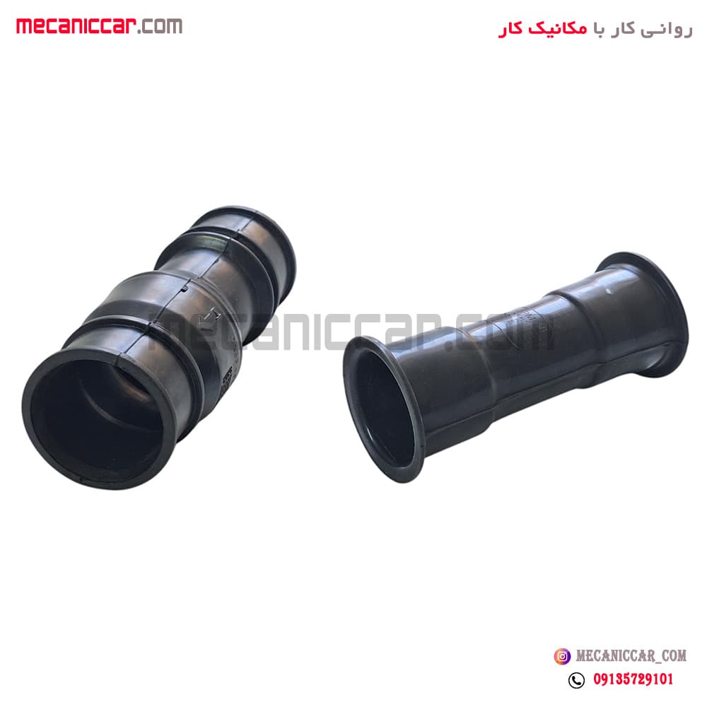 لوله رابط لاستیکی کامل گلویی باک پژو 206 مادپارت — تصویر ۲