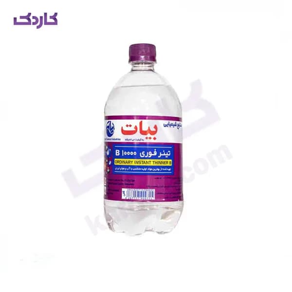 تینر فوری 10000 B بیات لیتر حجم 1 لیتر