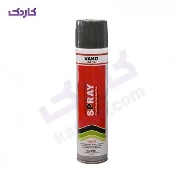 اسپری رنگ طوسی سیر واکو حجم 300ml