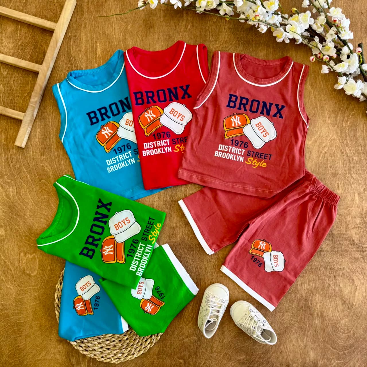 تاپ شلوارک دو کلاه BRONX سایز 35 تا 50 کد 6630