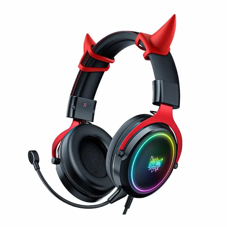 هدست اونیکوما OINKUMAX10 BLACK/RED RGB