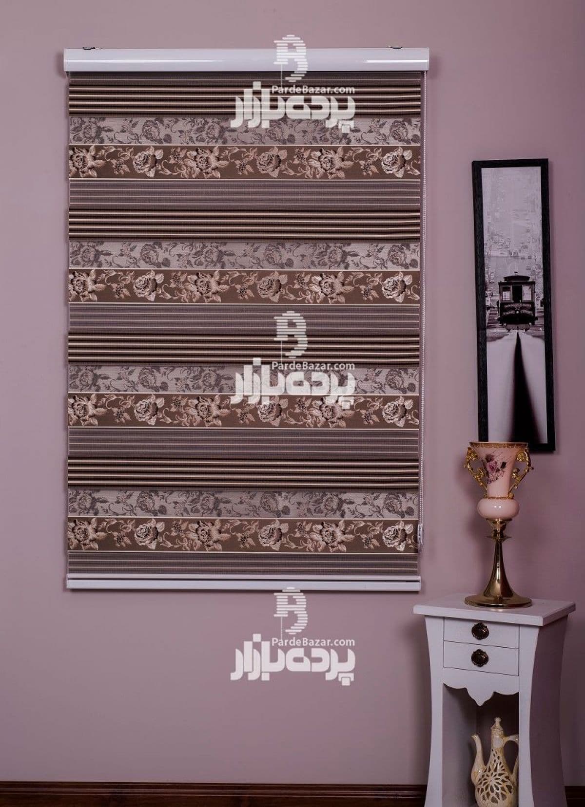 پرده زبرا تک سایز AZUSA V-03