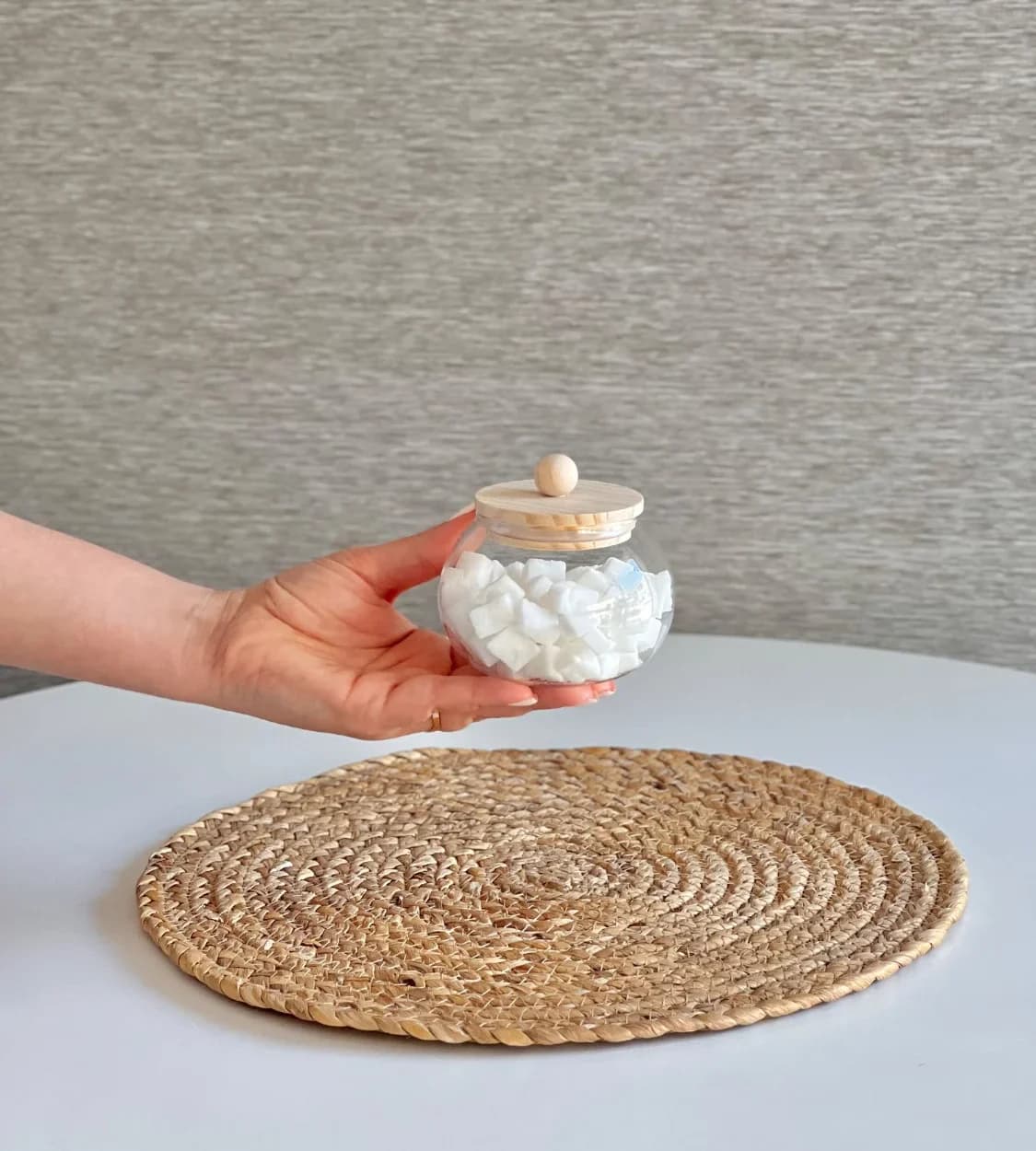 قندان پیرکس مدل خمره ای