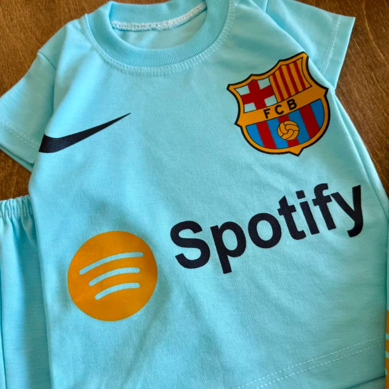 تیشرت شلوارک spotify (کمرنگ) سایز 4 تا 6 کد 6619 — تصویر ۲