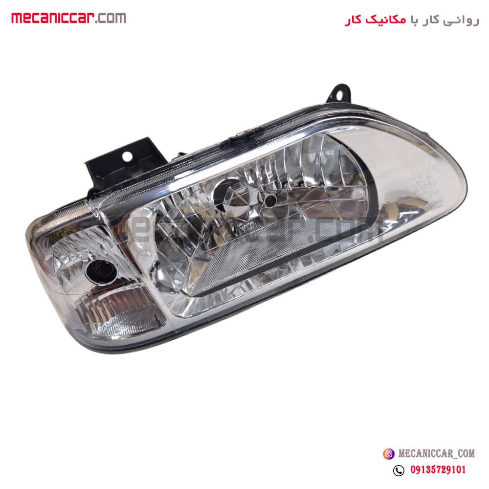 چراغ جلو راست بدون موتور پراید ۱۳۱ اس ان تی