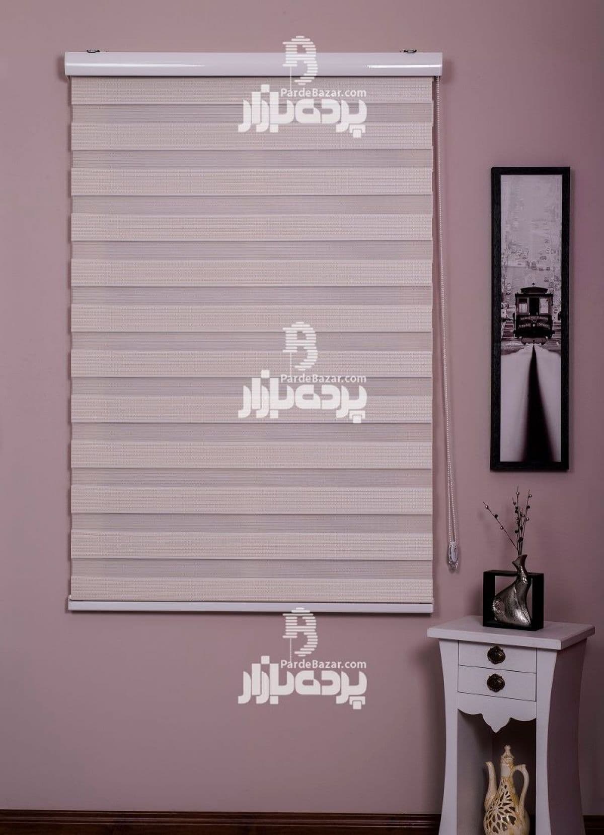 پرده زبرا تک سایز CAMUGA V-05