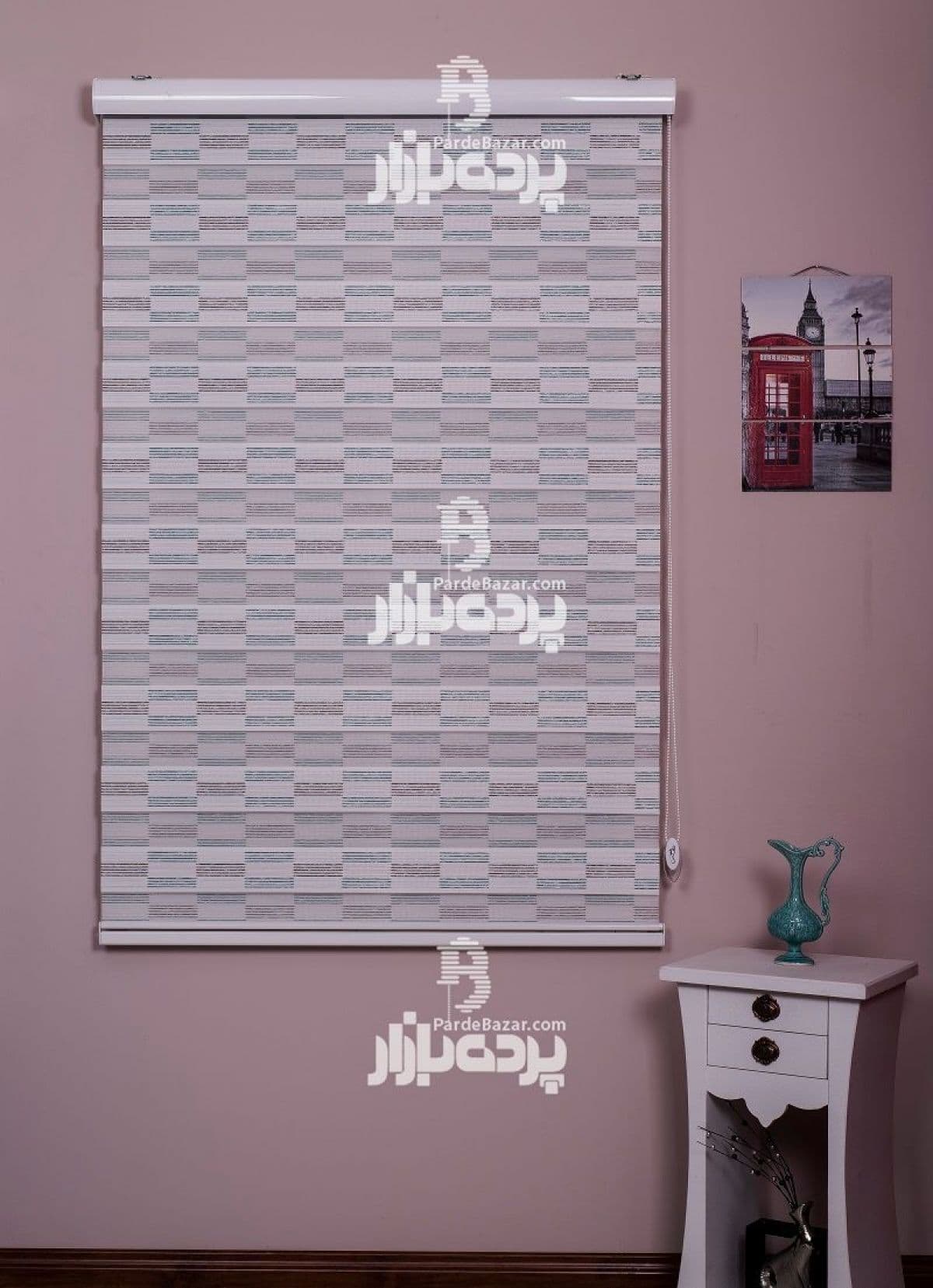 پرده زبرا تک سایز MALIBU V-05 — تصویر ۲