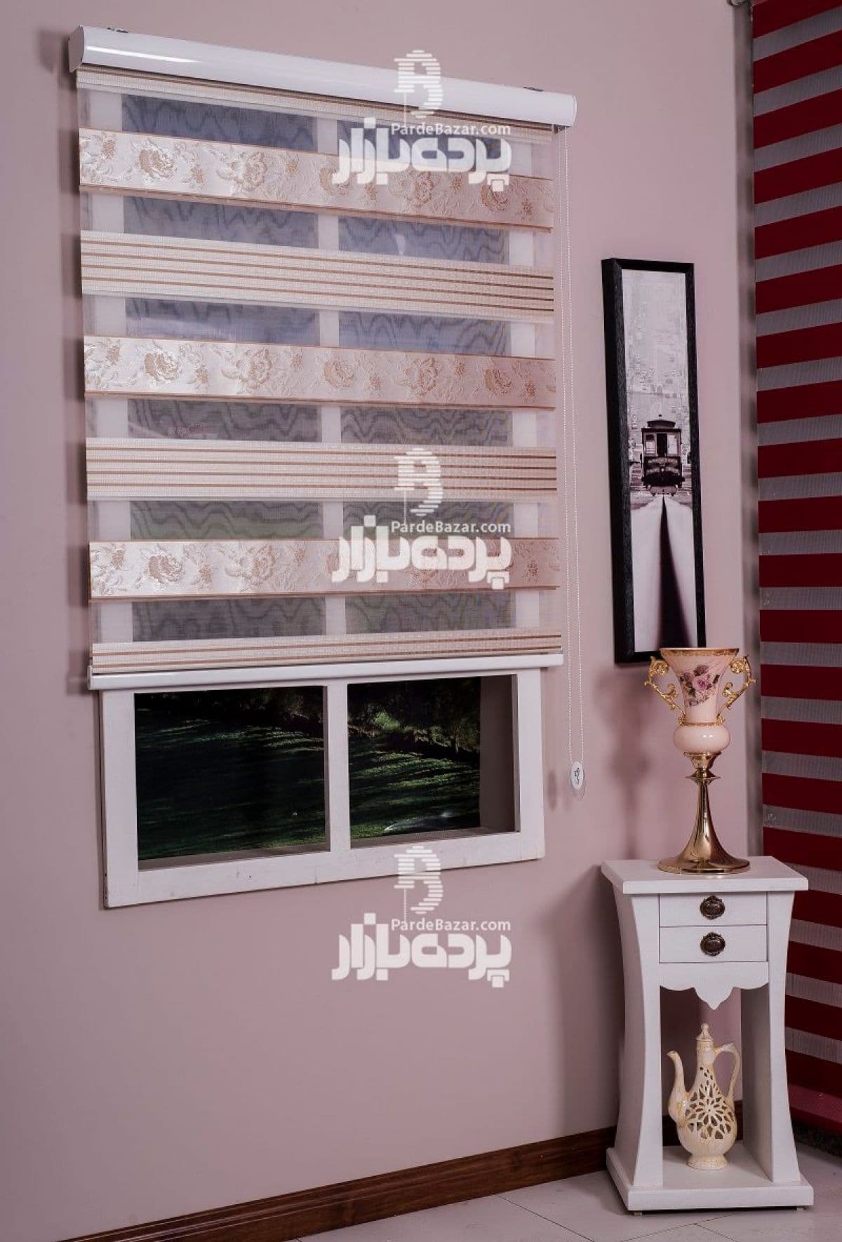 پرده زبرا تک سایز AZUSA V-01 — تصویر ۳