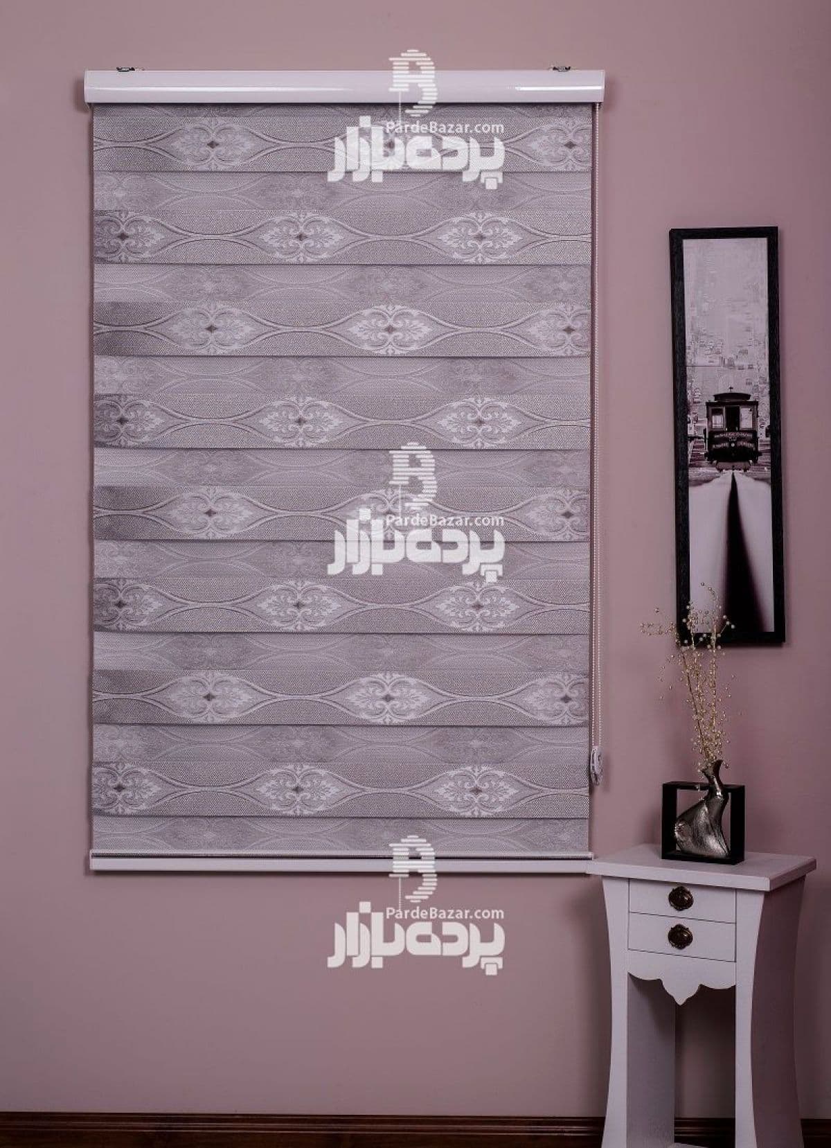 پرده زبرا تک سایز BOISE V-01