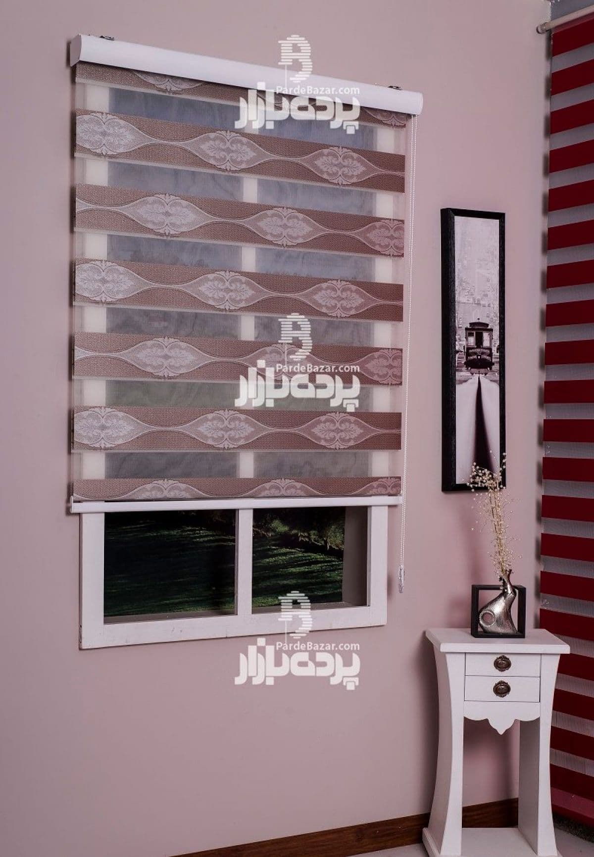 پرده زبرا تک سایز BOISE V-03 — تصویر ۳