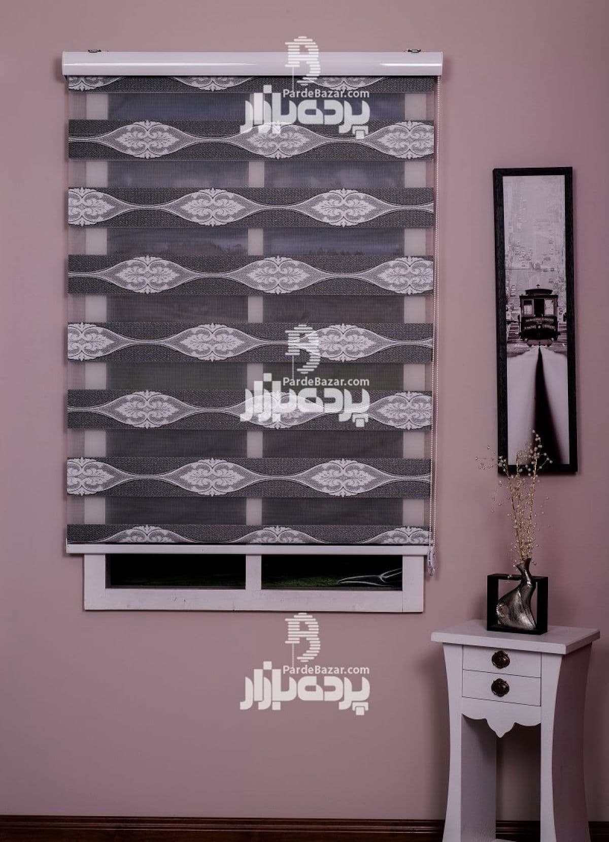 پرده زبرا تک سایز BOISE V-06 — تصویر ۲
