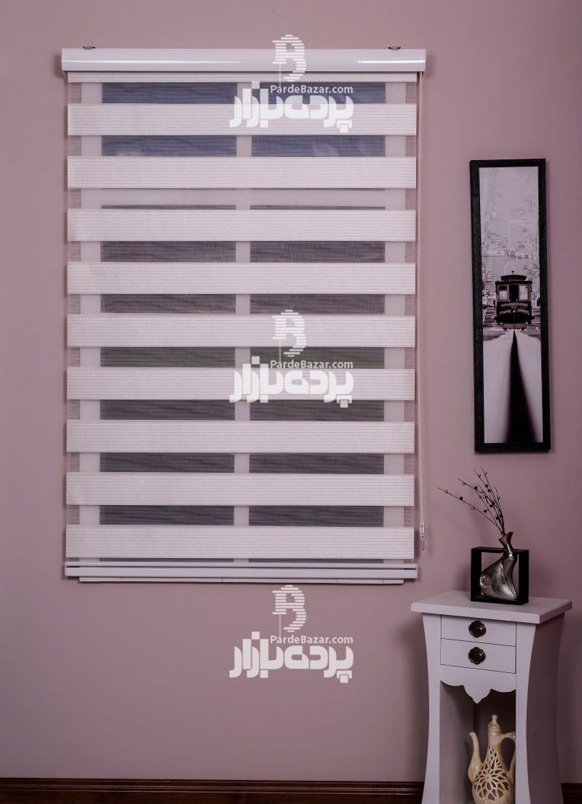 پرده زبرا تک سایز VARESE V-02