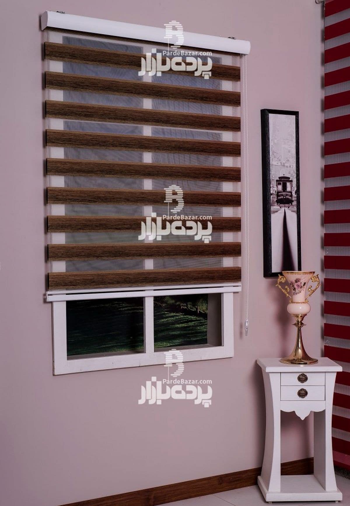 پرده زبرا تک سایز DIANA V-106 — تصویر ۳