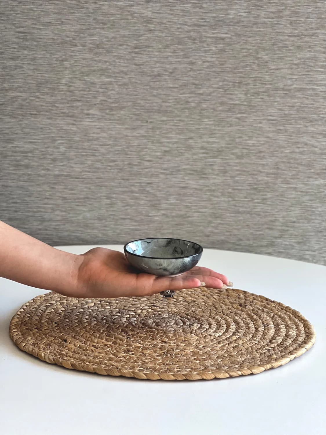 خرماخوری و تنقلات خوری 031 طرح ماربل مشکی کد 6 — تصویر ۲